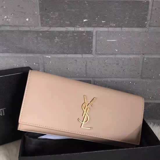 Replica Saint Laurent Beige Classic Monogramme Clutch Bag